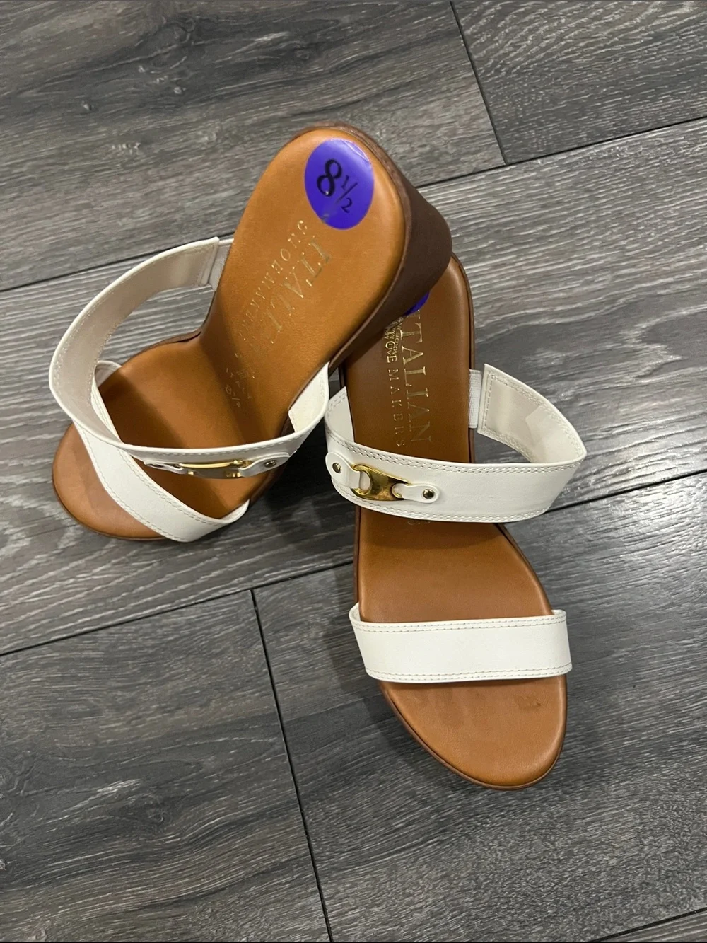 Italian Shoemakers white leather